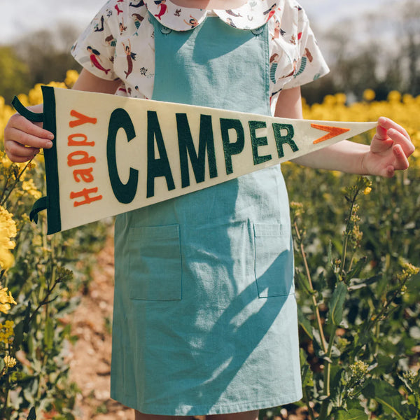 Happy Camper Pennant Flag