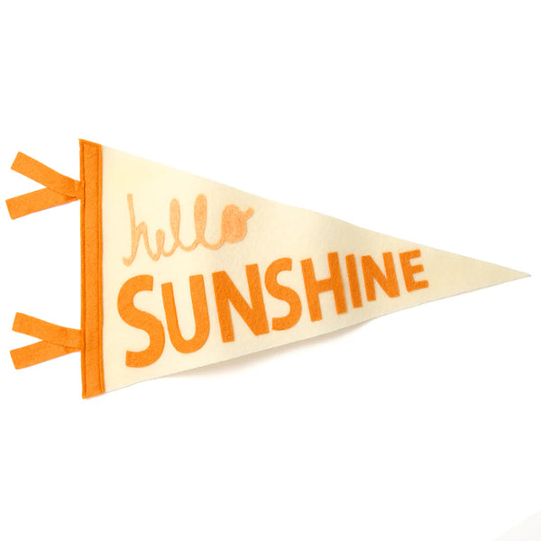 Hello Sunshine Pennant Flag