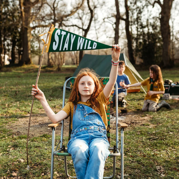 Stay Wild Pennant Flag