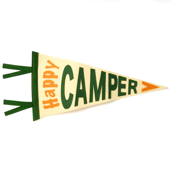 Happy Camper Pennant Flag