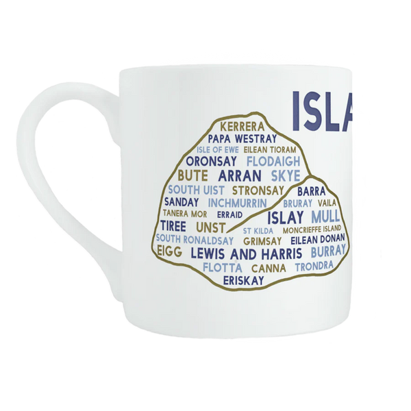 Bone China Mug - Islands